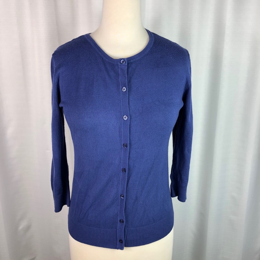 14th and Union Periwinkle Cardigan Sweater